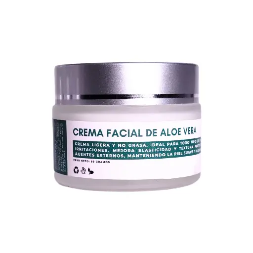 Crema Facial de Aloe Vera