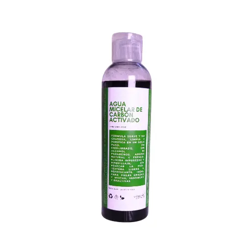 Agua Micelar de Carbón Activado